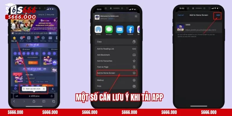 Một số cần lưu ý khi tải app